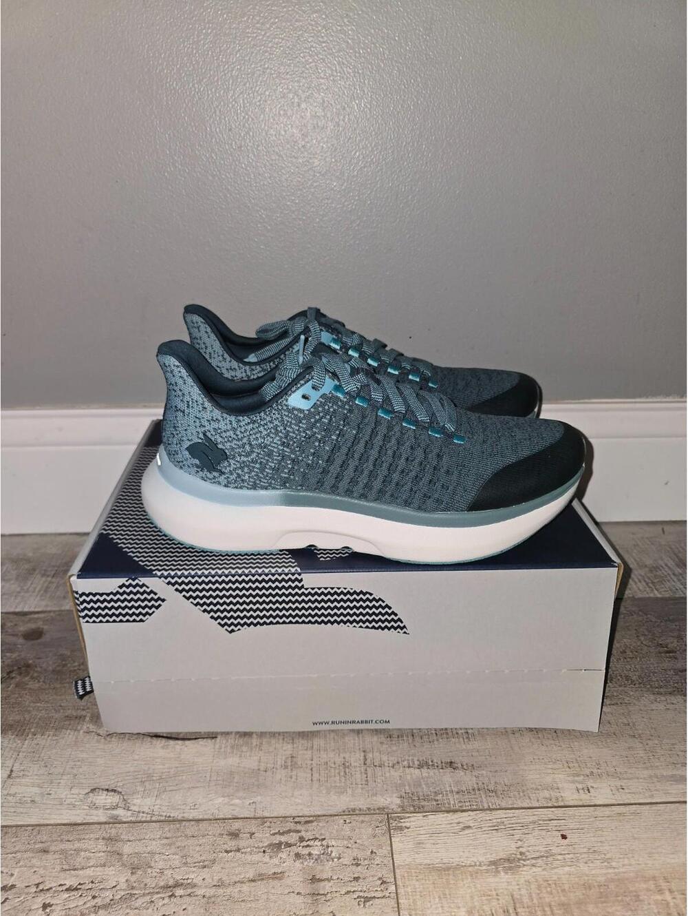 Rabbit Dream Chaser Running Shoes Balsam Blue - Mens 9.5 /Womens 11 - New in Box